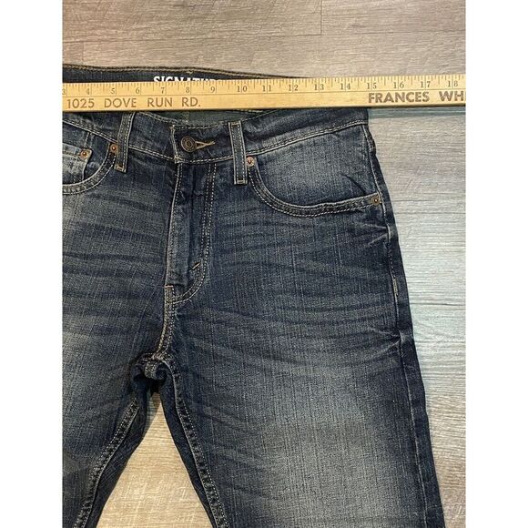 Levis Signature S51 Straight Mens Blue Denim Jeans 29 x 32 New - Picture 6 of 14